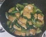 青梗菜と油揚げの煮浸し作り方4写真