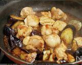 鶏肉と茄子の黒酢炒め「#黄金比 #簡単」作り方3写真