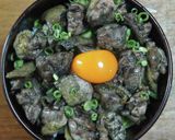 親鳥の炭火焼丼風作り方6写真