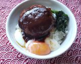 ちょい和な！ロコモコ丼♪作り方2写真