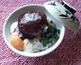 ちょい和な！ロコモコ丼♪作り方3写真