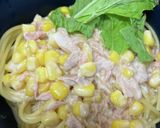 豆乳クリームのツナコーンパスタ作り方3写真