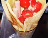葱抓餅クレープ作り方6写真