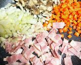 アルファ米ピラフ。カレー味。作り方2写真