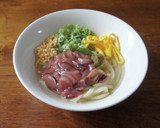 いかの塩辛のだし茶漬けうどん作り方6写真