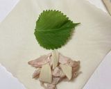 ささみと大葉の春巻き作り方5写真
