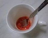✿いちごのカフェオレ✿作り方1写真