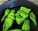 久原あま醤·茅乃舎の出汁のピーマン煮付け作り方1写真