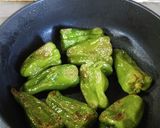 久原あま醤·茅乃舎の出汁のピーマン煮付け作り方4写真