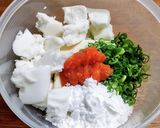 辛子めんたいこ入りふわふわ焼き作り方1写真