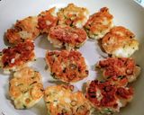 辛子めんたいこ入りふわふわ焼き作り方4写真