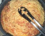 ツナとトマトの卵でふんわりソース作り方5写真