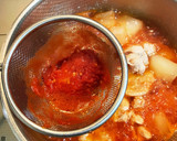 とうがんと鶏肉のトマト煮込み作り方4写真