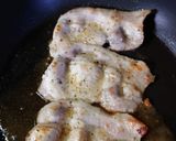 ほりにしを使用した豚肉トマト&チーズ焼き作り方2写真