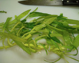 中華風空芯菜炒め作り方1写真