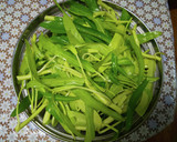 中華風空芯菜炒め作り方2写真