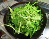 中華風空芯菜炒め作り方12写真