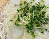 スプラウト添え●冷製素麺作り方1写真