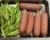 新じゃがとフランクとアスパラのチーズ焼き作り方2写真