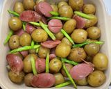 新じゃがとフランクとアスパラのチーズ焼き作り方6写真