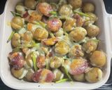 新じゃがとフランクとアスパラのチーズ焼き作り方8写真