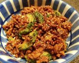 四川麻婆苦瓜のオムレツ 甘酢餡掛け作り方1写真