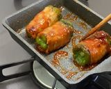 丸ごとピーマンの肉巻き弁当作り方10写真