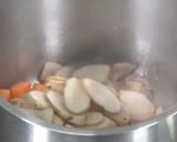 ごぼうとまいたけのほっこり豆乳スープ作り方4写真