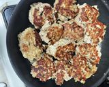 手抜き豆腐ひじきハンバーグ作り方4写真