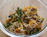 レンチンで簡単★野菜そぼろ丼作り方5写真