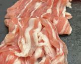 豚バラとトマトとかいわれのわさび醤油和え作り方3写真