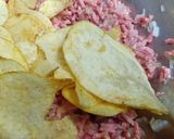 ポテトチップス入り肉詰めピーマン作り方1写真