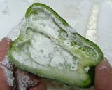 ポテトチップス入り肉詰めピーマン作り方3写真