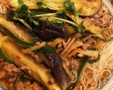 ナスたっぷりの豚味噌そぼろ素麺作り方5写真