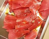 マグロとかいわれ大根サラダ作り方2写真