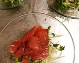 マグロとかいわれ大根サラダ作り方8写真
