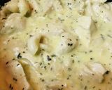 鶏肉のカルボナーラ風ソースのサラダ作り方3写真