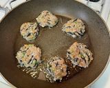 鳥挽肉の野菜ひじき焼き作り方4写真
