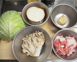 舞茸の豚生姜焼き作り方1写真