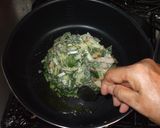 小松菜チーズ焼き♪簡単お好み焼き作り方4写真