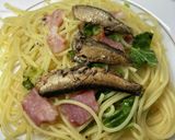 アンチョビとベーコンとキャベツのパスタ作り方11写真