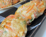 簡単★豆腐とカニカマのふわふわ焼き作り方5写真