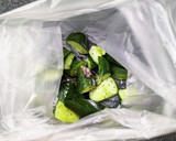 節約☆納豆のタレできゅうりの簡単お漬物作り方3写真