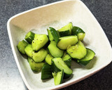 節約☆納豆のタレできゅうりの簡単お漬物作り方5写真