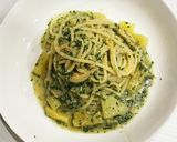 ワンパンで作る自家製ジェノベーゼパスタ作り方5写真
