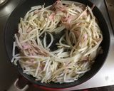 もやしとベーコンの卵炒め作り方5写真