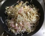 もやしとベーコンの卵炒め作り方8写真