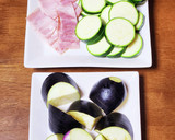 ☆なすとズッキーニのうまうま生姜炒め☆作り方1写真