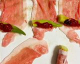 オクラと梅の豚肉巻き作り方3写真