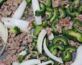 やみつき♡ゴーヤとトマトのオイスター炒め作り方5写真